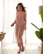 Blush me leheriya kurta pant set