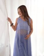 Lilac leheriya anarkali set (Set of 2)