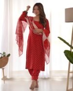 Red block suit set (SET OF 3)