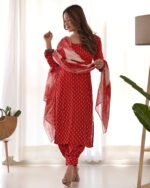 Red block suit set (SET OF 3)