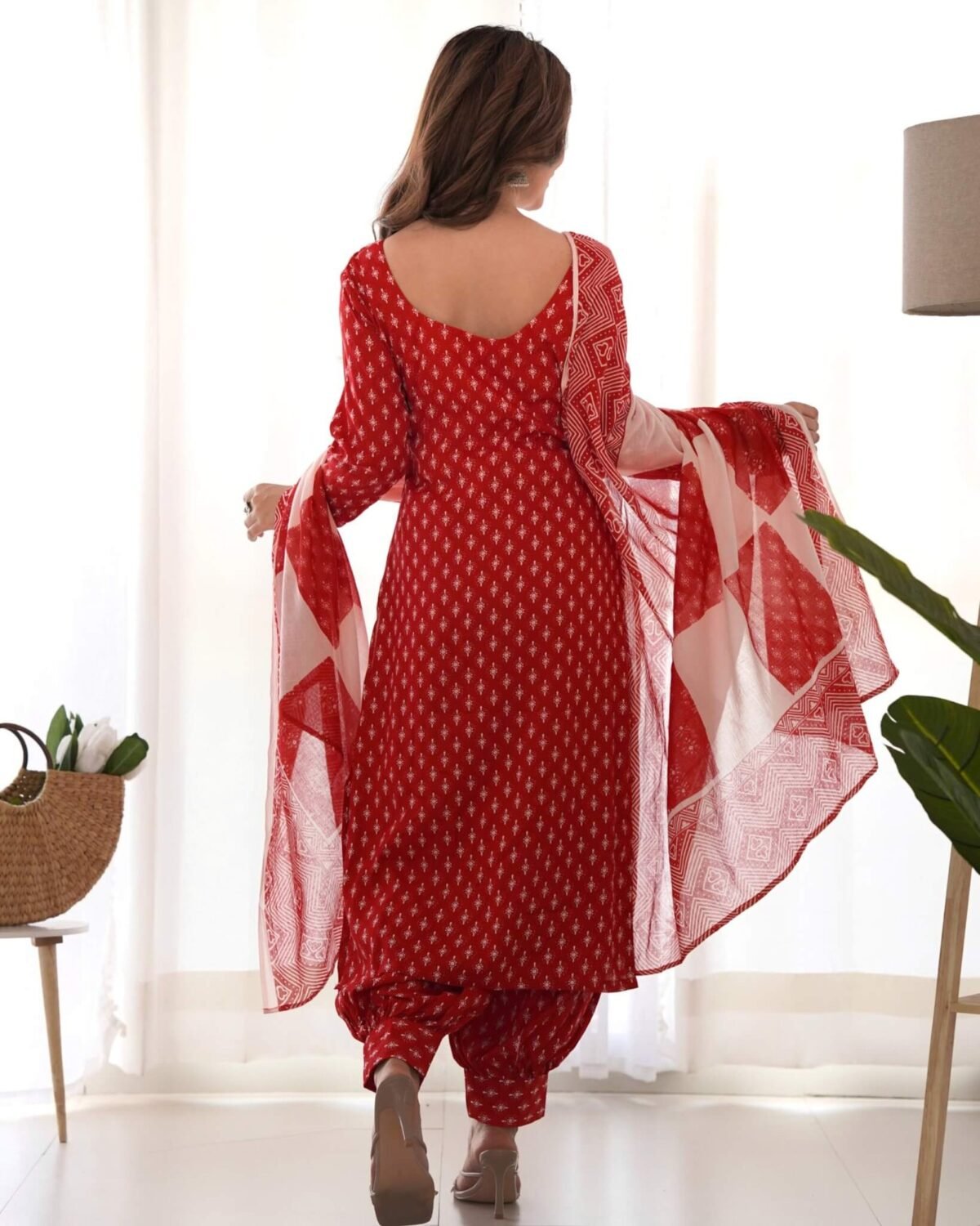 Red block suit set (SET OF 3)