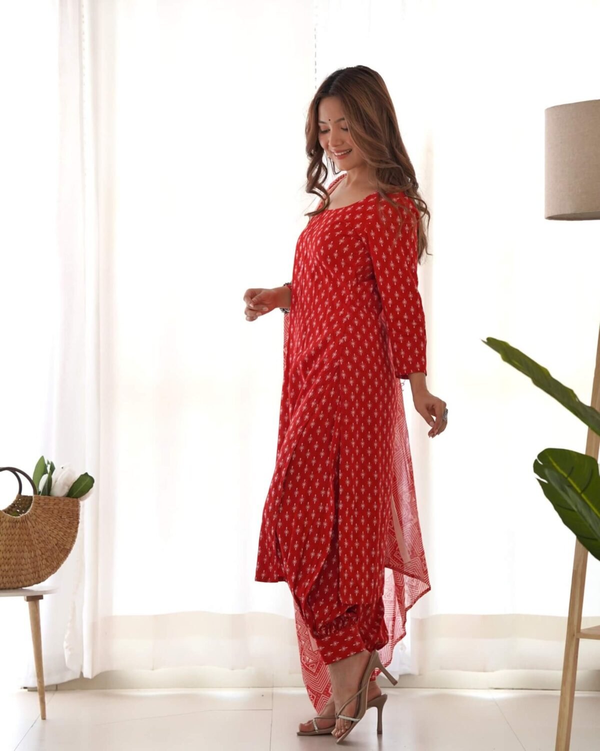 Red block suit set (SET OF 3)