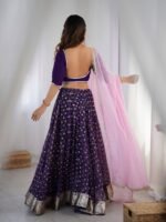 Purple lehenga set