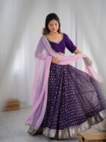 Purple lehenga set