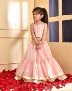 Powder pink lehenga set