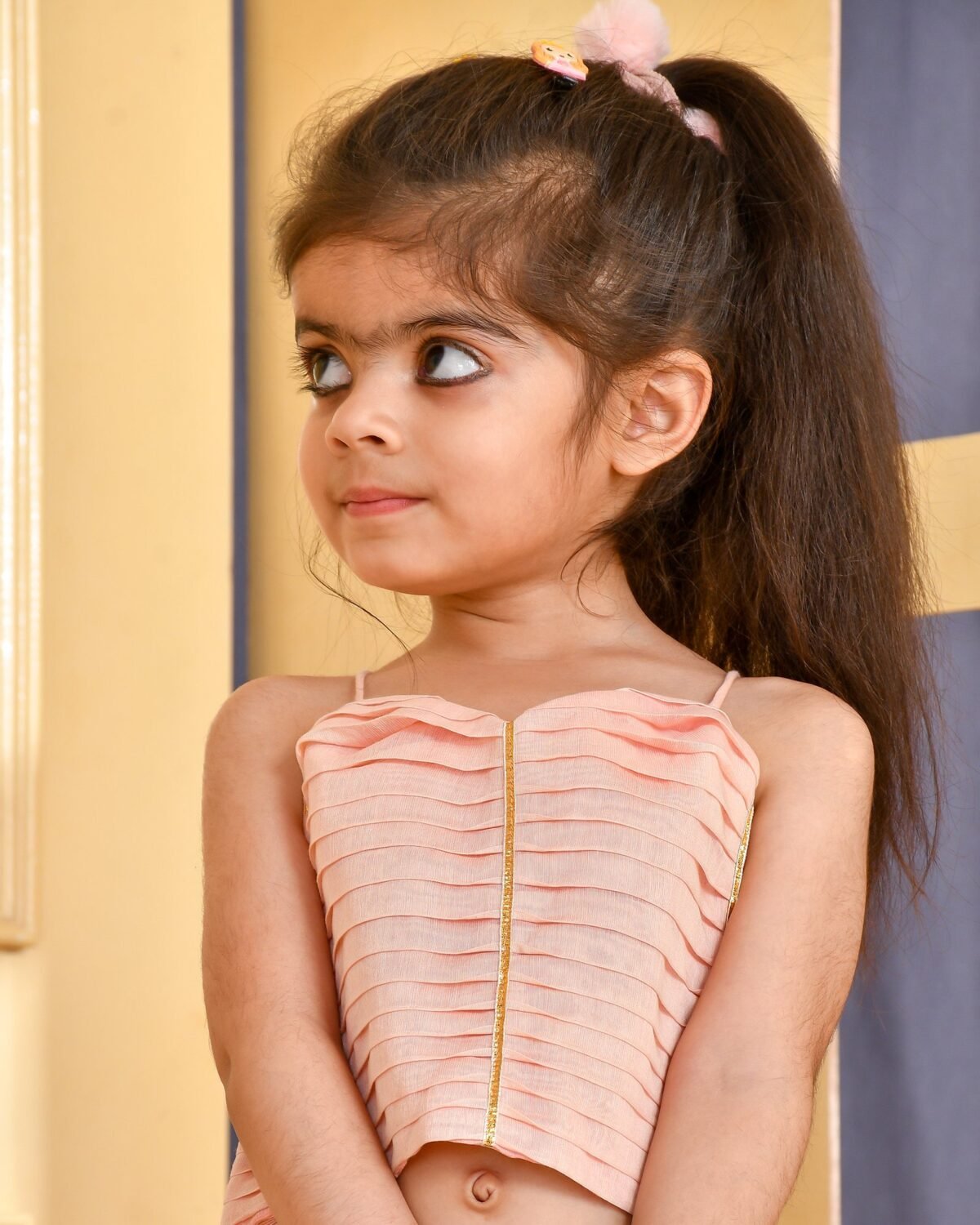 Powder pink lehenga set