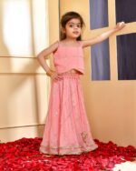 PEACH LEHENGA SET