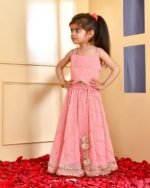 PEACH LEHENGA SET