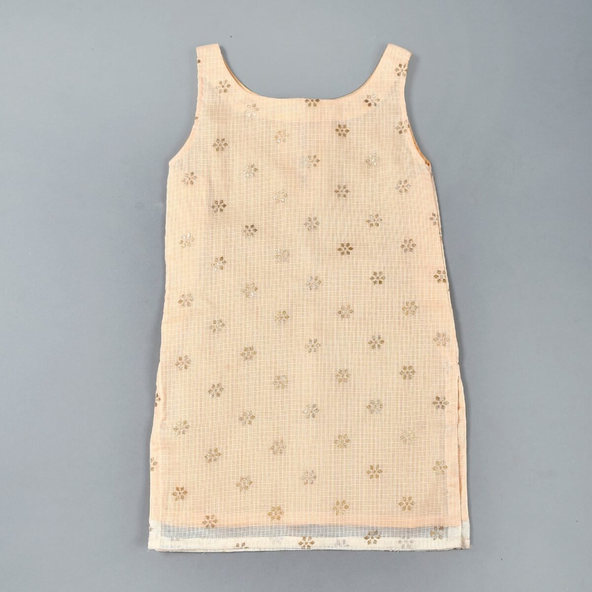 BEIGE ETHNIC KURTA GHARARA SET