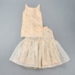 BEIGE ETHNIC KURTA GHARARA SET