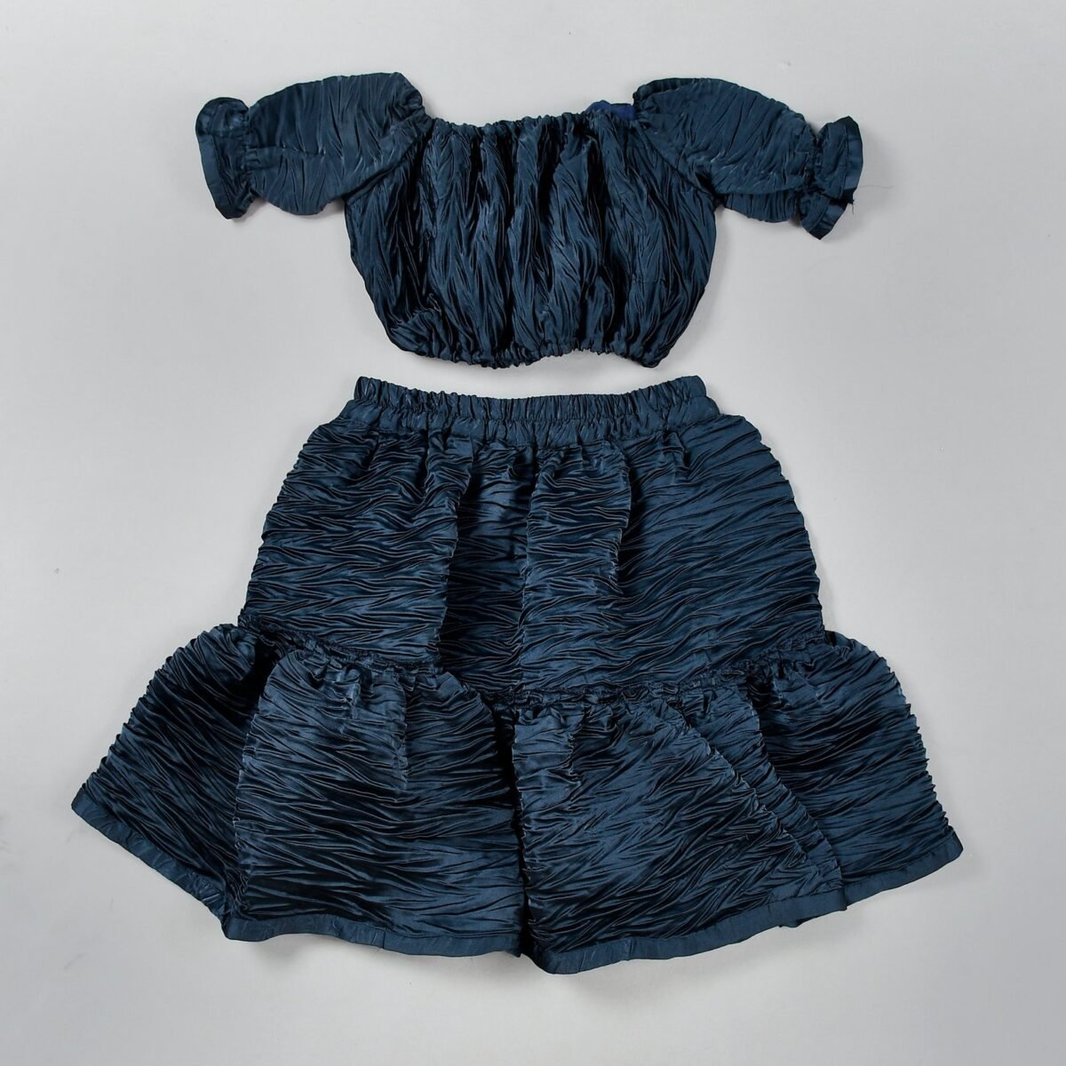 PLEATED SKIRT TOP SET