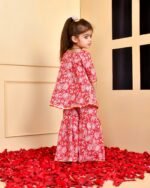 RED KURTA GHARARA SET