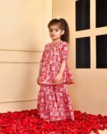 RED KURTA GHARARA SET