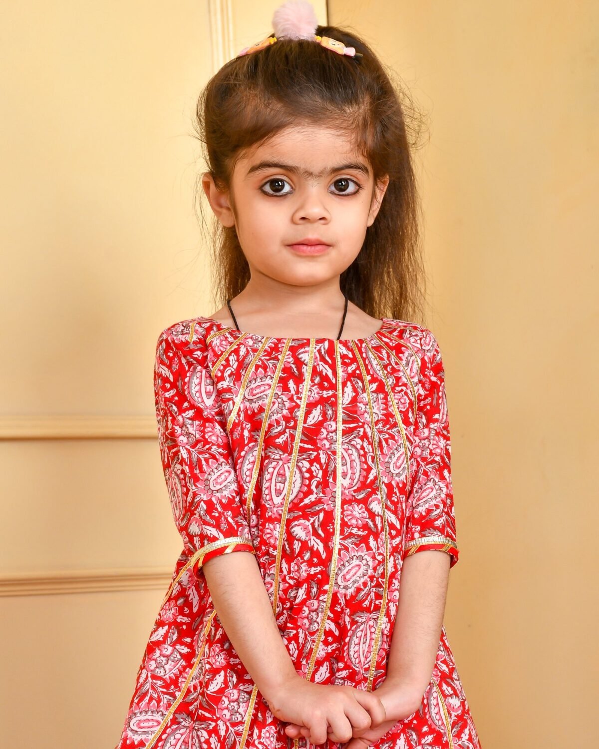 RED KURTA GHARARA SET