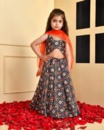 Black lehenga set