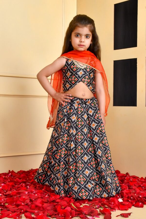 Black lehenga set