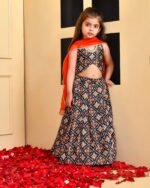 Black lehenga set