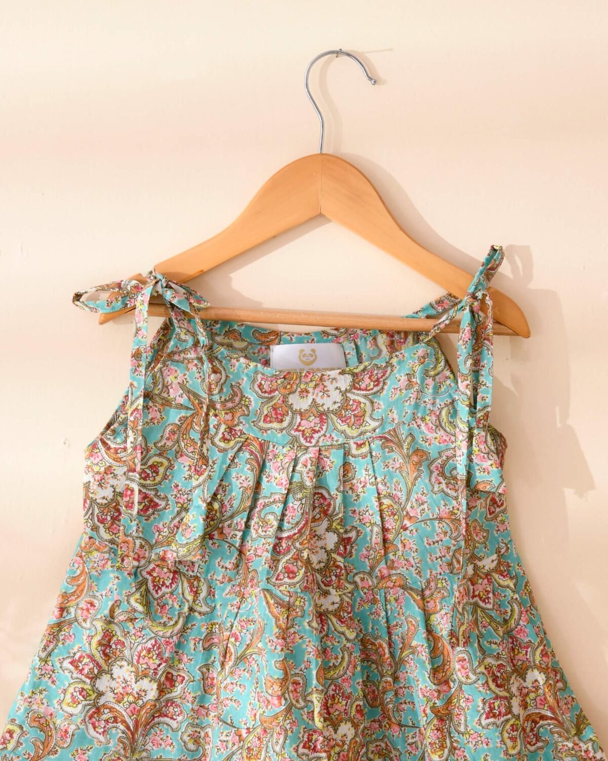 KIDS BLUE TIERED DRESS