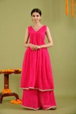 Magenta Kurta palazzo set