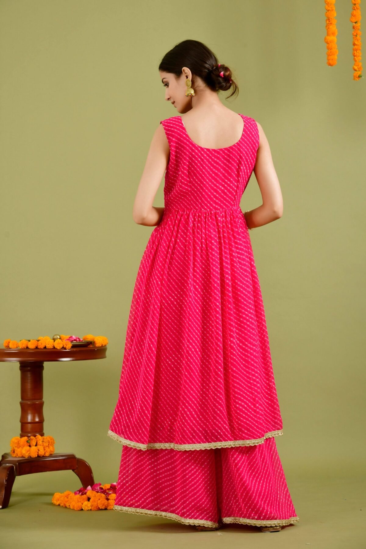 Magenta Kurta palazzo set