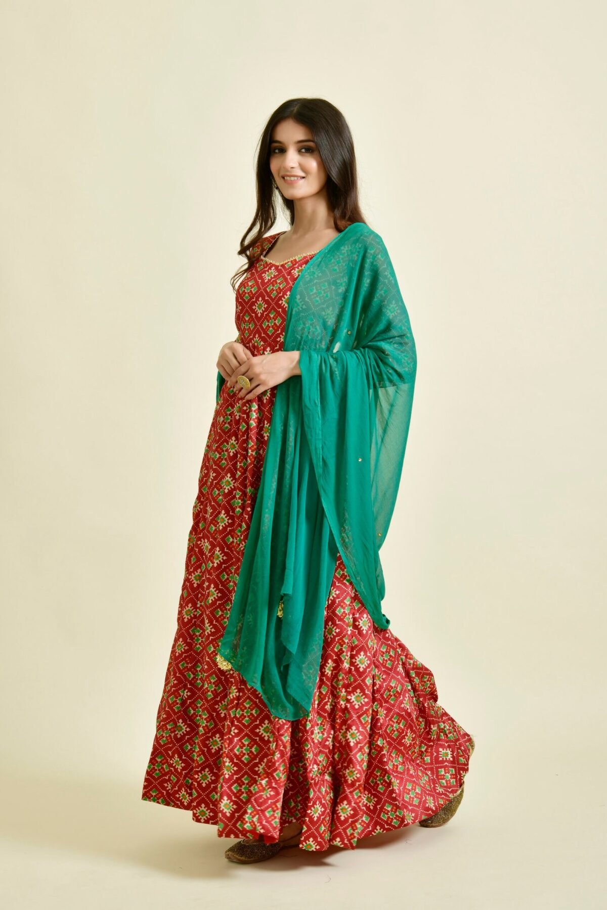 DESI RED SWAG IN PRINTS