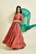 DESI RED SWAG IN PRINTS