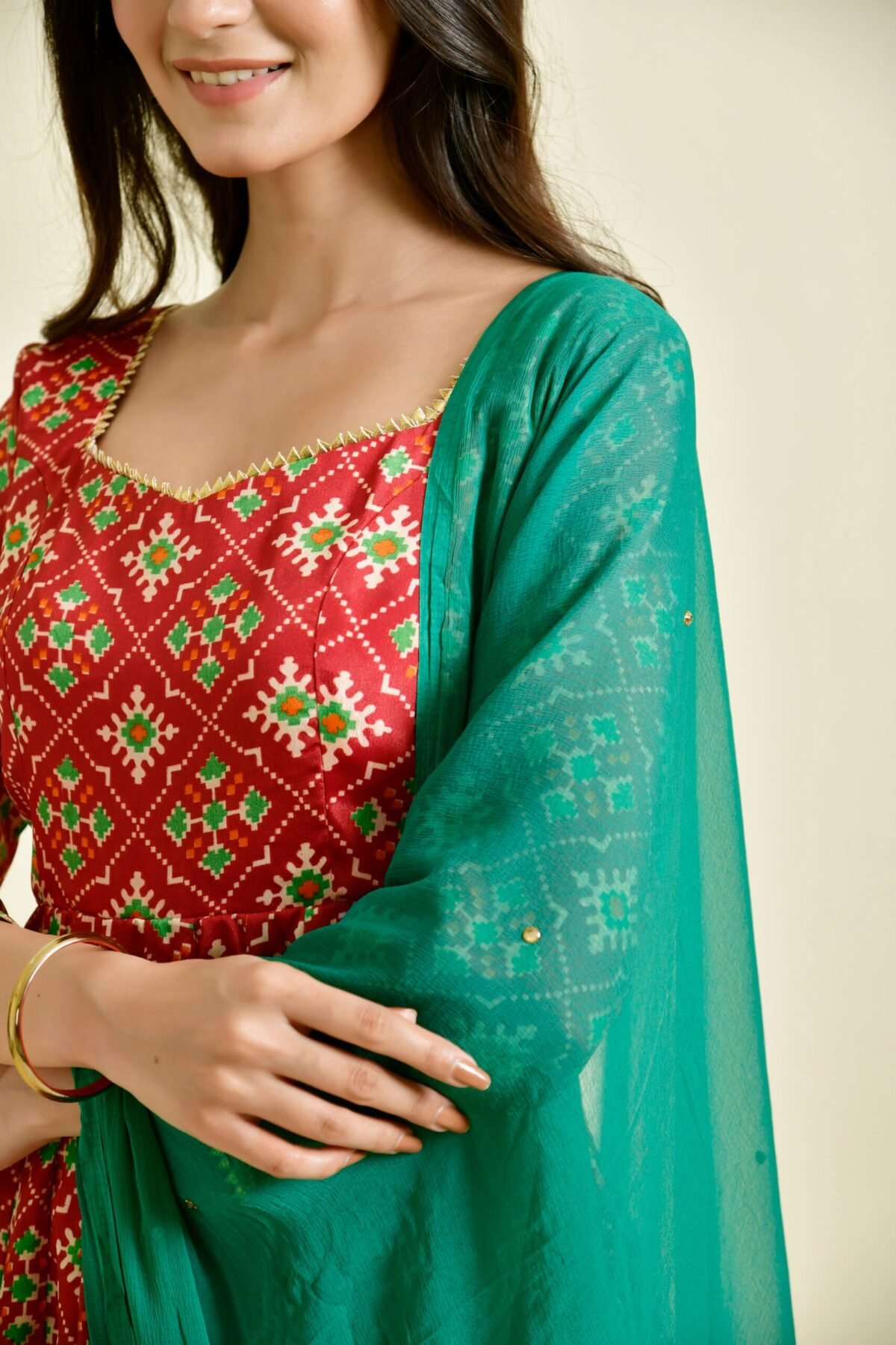 DESI RED SWAG IN PRINTS