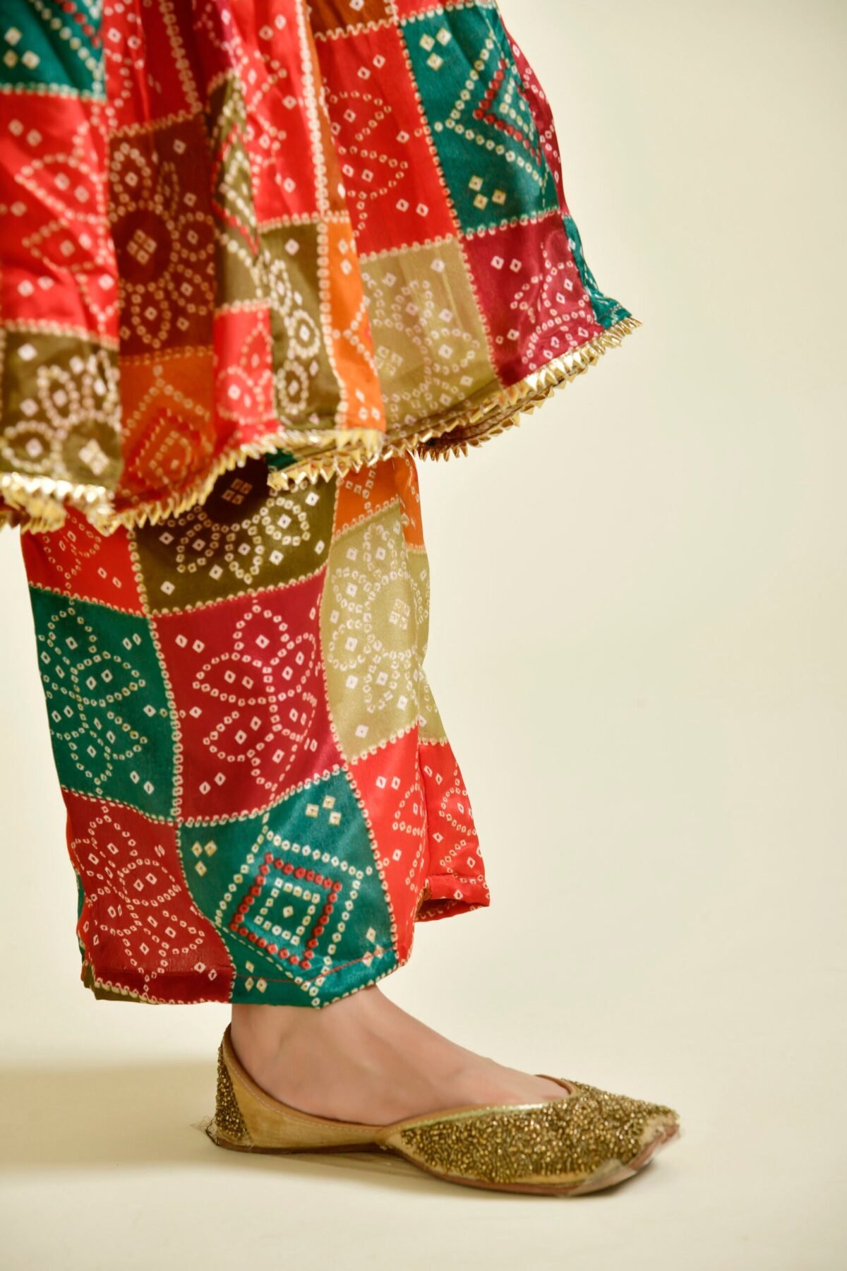 MULTI BLOCKS BANDHAN SUIT