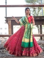 RED LEHENGA WITH BLOUSE AND DUPATTA