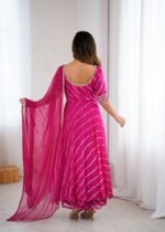 Persian rose anarkali palazzo set