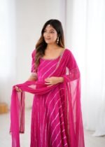 Persian rose anarkali palazzo set